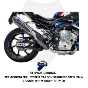 Termignoni Full System Carbon Stainless Steel BMW S1000R/ RR/ M1000R/ RR 19-25